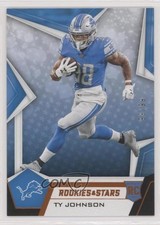 2019 Panini Rookies & Stars Rookies Orange 99/99 Ty Johnson #169 pm6