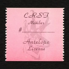 CR11 1989-93 Member Antelope Cheyenne River Sioux Indian Reservation Stamp CRST