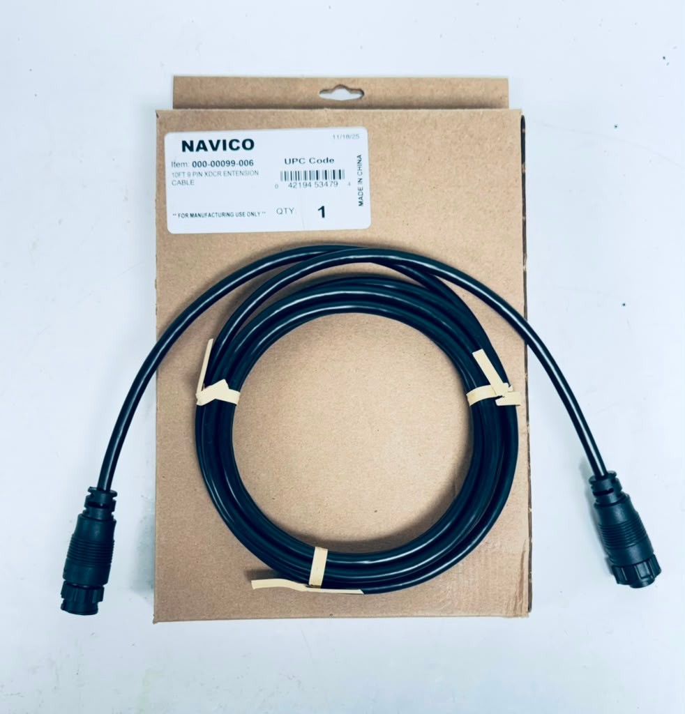 Lowrance 10EX-BLK 9-pin Extension Cable f/LSS-1 or LSS-2 Transducer 99-006