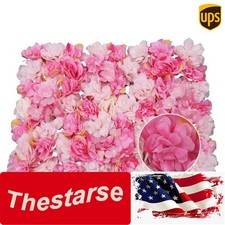 Floral Backdrop Wedding Party Decor 6pcs Artificial Flower Wall Panels 60 40cm