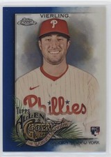 2022 Topps Allen & Ginter Chrome Blue Refractor 55/150 Matt Vierling #168 6k2
