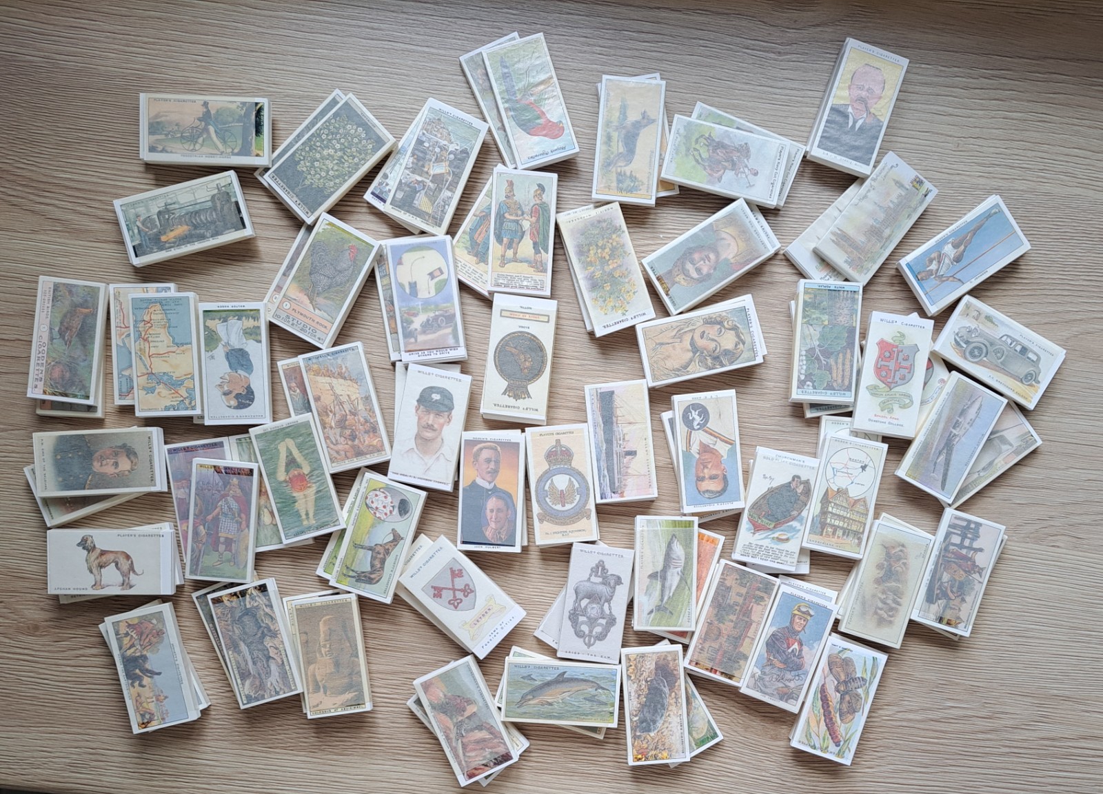 Reproduction cigarette 50 card sets multi listing