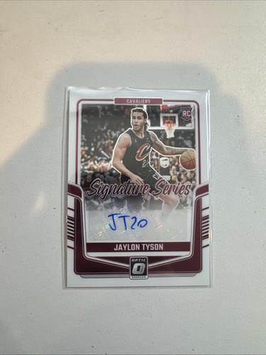 2024-25 Panini Donruss Optic - Signature Series Jaylon Tyson #1027