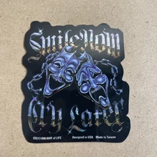 Way Of Life Smile Now Cry Later Sticker (Vintage Lowrider)
