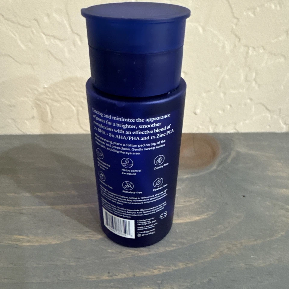 Curology Liquid Pore Exfoliant with 2% BHA, 8% AHA/PHA and 1% Zinc - 4 fl oz - Image 2 of 4