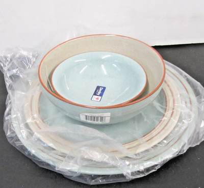 NEW FOUR  pc  2 plates 2 bowls heritage pavilion   DENBY LANGLEY ENGLAND