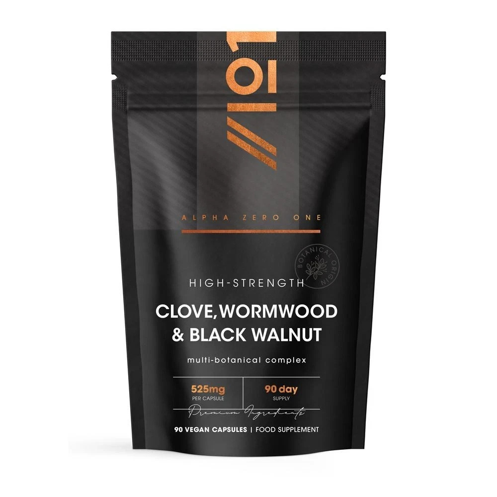Alpha01 Clove, Wormwood & Black Walnut Complex 525mg 90 Capsules