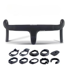 Road Bike Handlebar Carbon Fiber Internal Cable Integrated Handlebar with Spacer