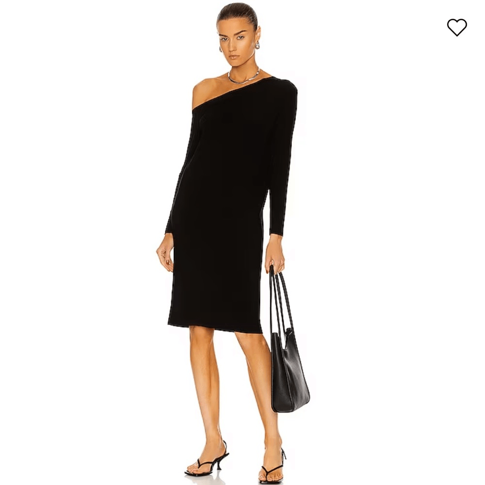 revolve norma kamali black dress Hot Half Black Half White One shoulder Long Sleeves Mermaid Prom Dress