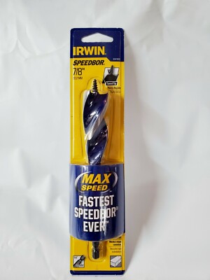7/8'' x 6'' IRWIN SPEEDBOR Max Speed Wood Drill Bit, 3041005, Lot of 1