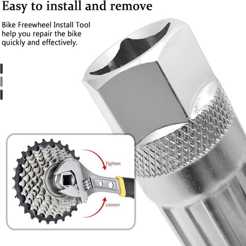 Removedor de rueda libre de bicicleta herramienta de eliminación de rueda libre para Shimano Sunrace Sram Dnp - Imagen 6 de 9