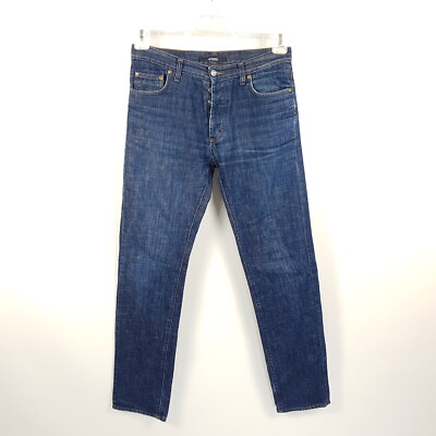 Vintage Gianfranco Ferre Jeans Herren Gr. 48 W31 L36 Blau Regular Straight Hose