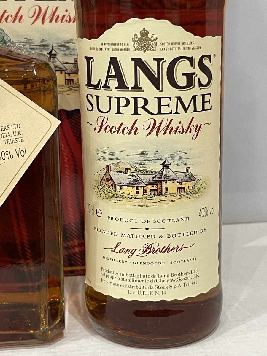 Langs Supreme 5yo Scotch Whisky 70cl 40% Vol Confezione 2