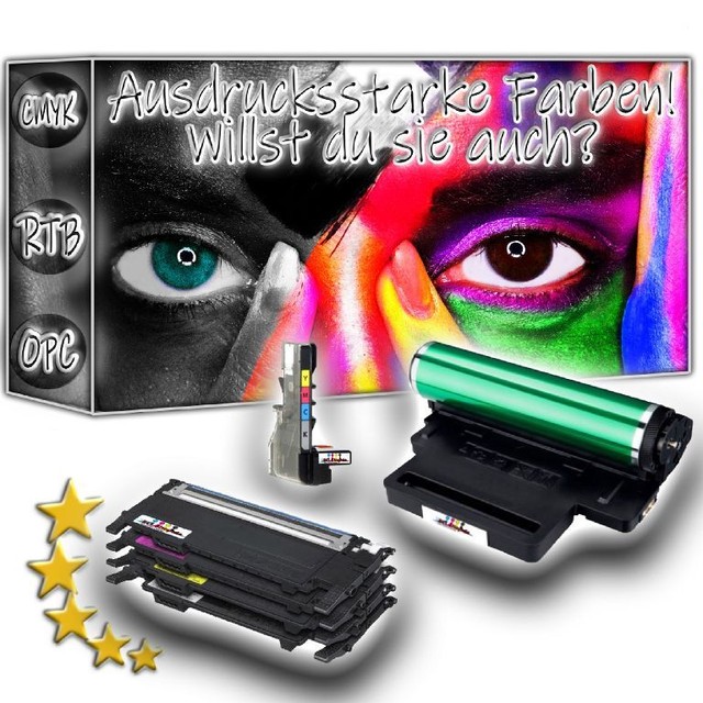 Bildtrommel+RTB+Toner komp.zu CLT-R407 P4072C W409 für SAMSUNG CLX-3185W