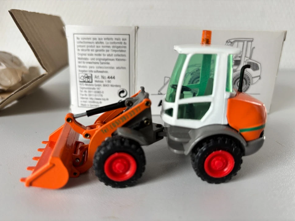 Atlas Radlader 80  MICHAELIS  NZG #444  1:50 OVP  sehr selten - Bild 2 von 4