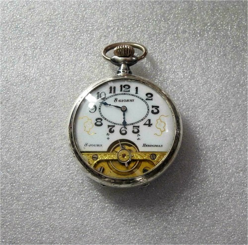 Exposed Balance Wheel Pocket Watch 