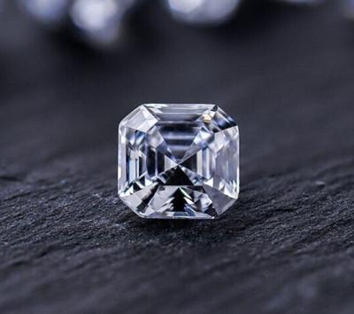 Lose Kunstdiamanten Grown Cvd Diamant 5.00 MM Asscher D Farbe Flasche Klarheit