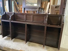 VICTORIAN SOLID WOOD DISPLAY UNIT  £199