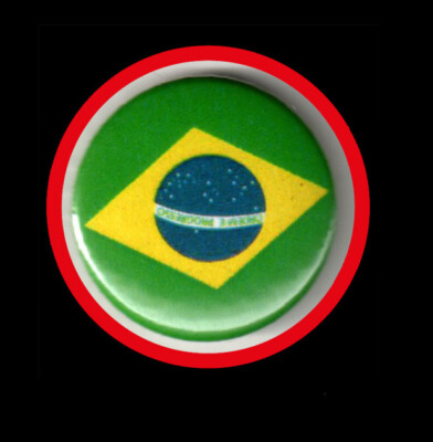   Brasilien ''BUTTON'' Brasilia/Brasil/Amazonas/Rio de Janeiro/ Anstecker