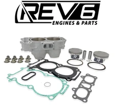 Polaris 2017-2024 RZR 1000 Complete Top End Rebuild Kit New Cylinder Pistons