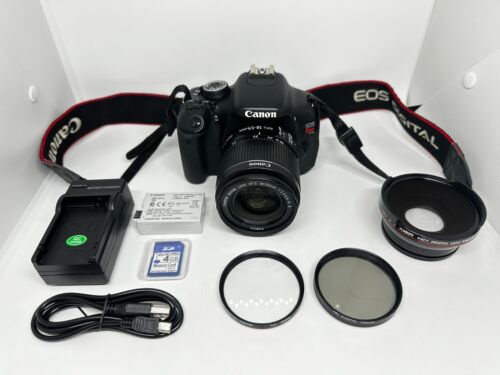 Canon EOS Rebel T3i 600D 18.0MP Digital Camera With 18-55mm 3.5-5.6 IS II Lens