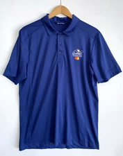 Cutter & Buck Arnold Palmer Invitational Polo Shirt Golf Blue Size M