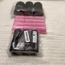 SET OF 3 Basic Solutions Ladies 10 Pink Foam Hair Rollers 20 TOTAL