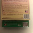 Vintage PAAS egg color set box with glitter patch instructions, yellow booklet, and green PAAS logo on white label.