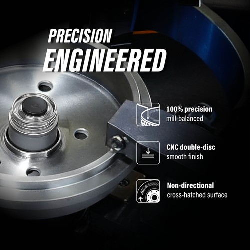 [Front+Rear] Coated Brake Rotors Semi-Metallic Pad Drum Kit Fits Volkswagen Jett - Picture 10 of 14