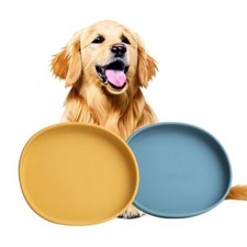 Silicone Pet Dog Feeding Bowl Outgoing Drinking Water Cat Dog Food Dish