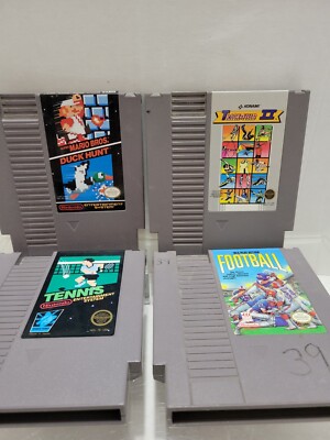 LOT of Nintendo NES Games:Duck Hunt Mario Bros,Football,Tennis,Track  Field