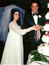 Elvis And Priscilla Wedding 8x10 PHOTO PRINT