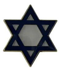 Wholesale Lot of 6 Israel Star Of David Motorcycle Hat Cap Lapel Pin