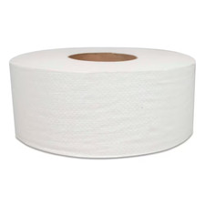 700 Ft. 2-Ply White Septic Safe Jumbo Toilet Paper 12-Rolls/Carton 