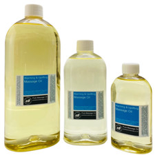 Body Massage Oil - Scented With Pure Essential Oils - Warming & Uplifting Blend