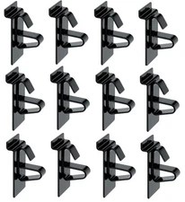 SET OF 12 PIECES SLAT WALL METAL "J" WHEEL RIM DISPLAY HOOK NEW (12) HOOKS 