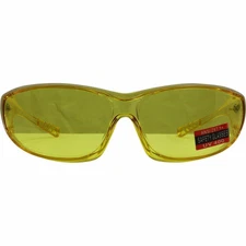 Global Vision Oversite Safety Glasses Yellow Side Shield Frames Yellow Lens