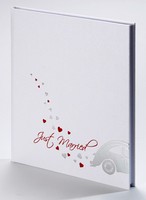 GäStebuch Just Married 23X25Cm 176 WeißE Seiten Ohne Pergamin Hochzeit Album
