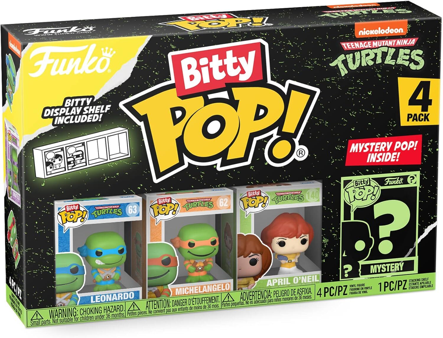 Funko Bitty POP! | Teenage Mutant Ninja Turtles | Leonardo | 4 Pack