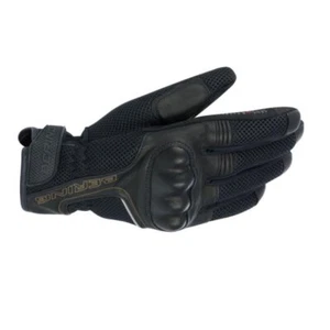 Bering KX-2 Mesh Motorcycle Gloves Goatskin Leather Ce Black