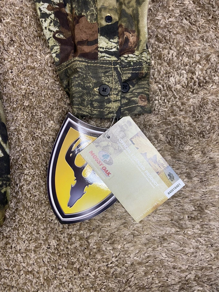 Mossy Oak scent shield Men's Camo Hunting Shirt, Button Up Shirt for Men XL, NWT - Image 4 of 4