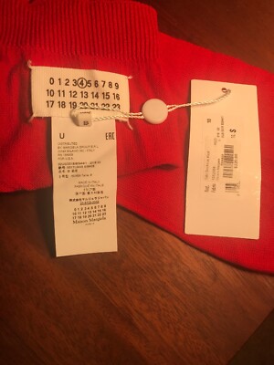 margiela tabi red