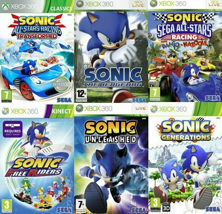 Xbox Sonic the Hedgehog Games