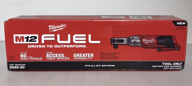 Milwaukee 2558-20 1/2in Cordless Body Only Ratchet for sale online | eBay