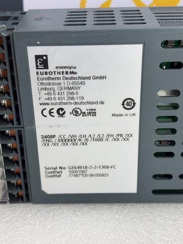 EUROTHERM 2408F Temperaturregler GE64918-2-2-1308-FC - Bild 3 von 7