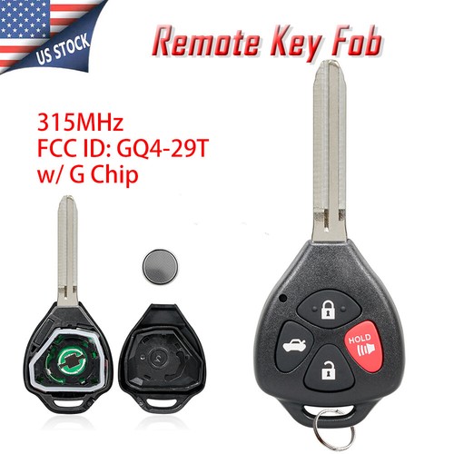 For 2009 2010 2011 2012 2013 Toyota Corolla Venza Entry Remote Key Fob