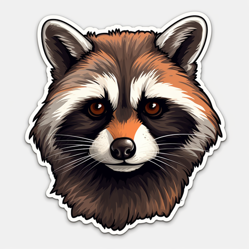 AeRko 3D Waschbär Autoaufkleber 25cm - Wasserdichter Vinyl Dekor Aufkleber