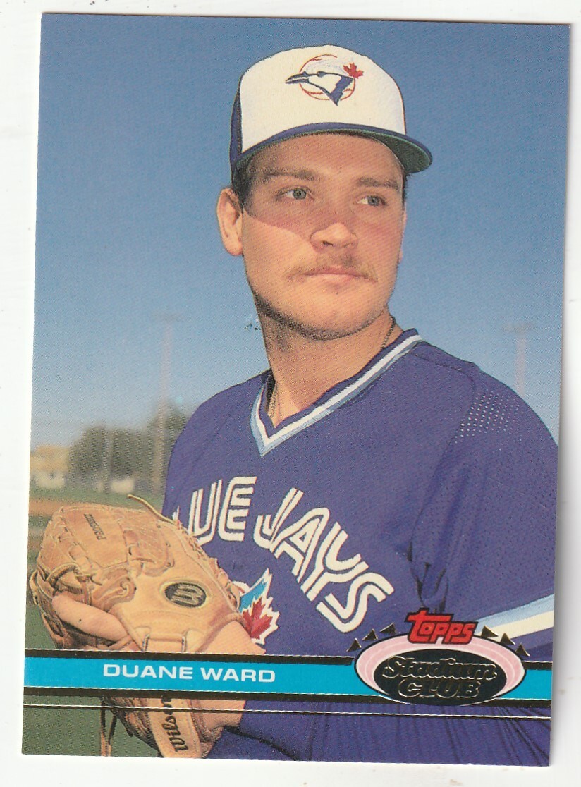 FREE SHIPPING-MINT-1991 Topps Stadium Club Duane Ward #363 PLUS BONUS CARDS