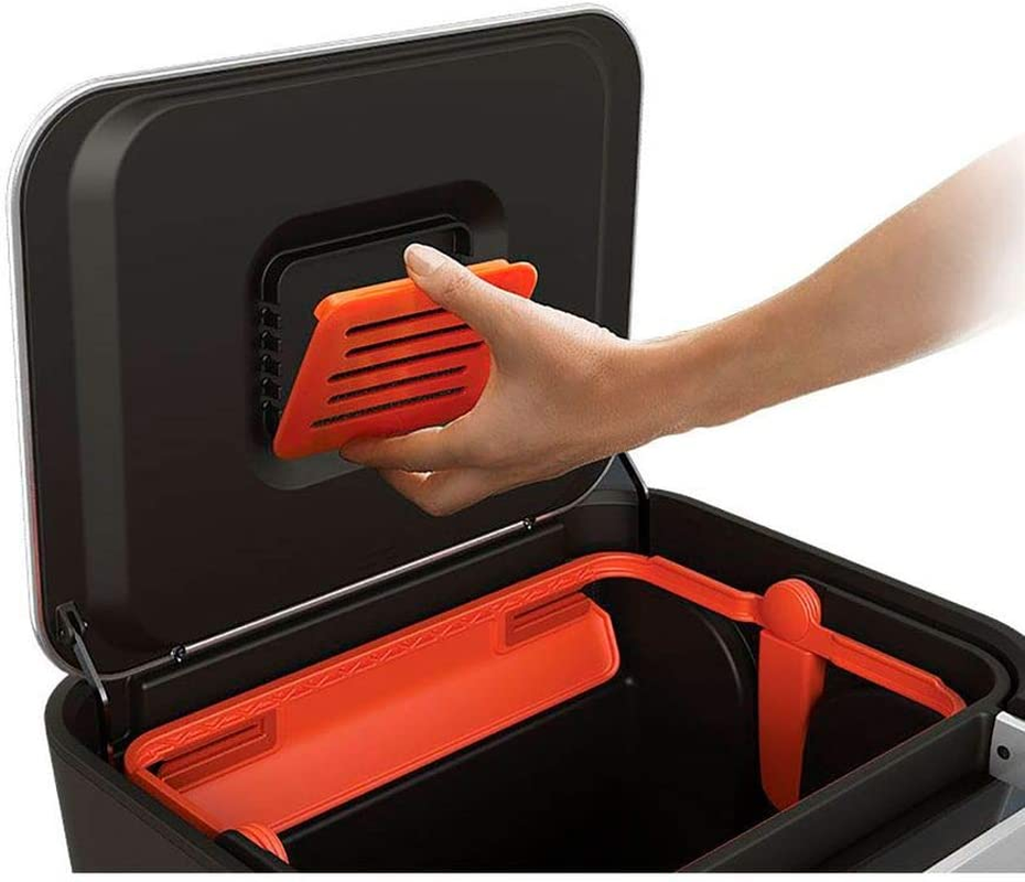 Titan Trash Can Compactor, 30L, Stainless Steel eBay