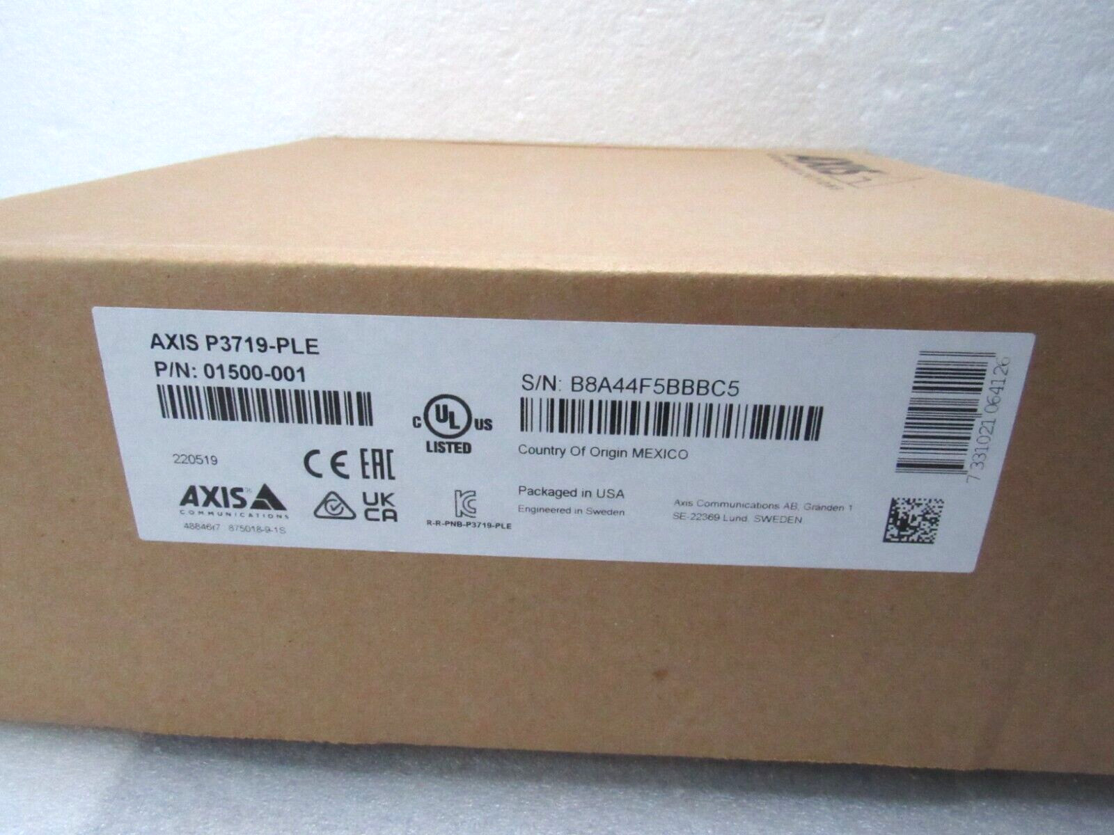 Axis P3719-PLE 15MP 4 Sensor 360 Degree Network Camera (FACTORY SEALED) [CTCNC]